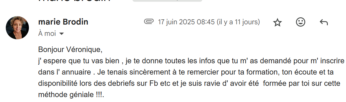 marie brodin par mail